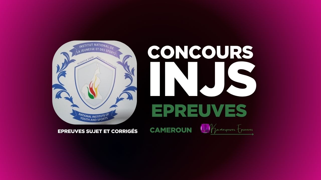 INJS Yaounde concours INJS de Yaoundé 2025-2026