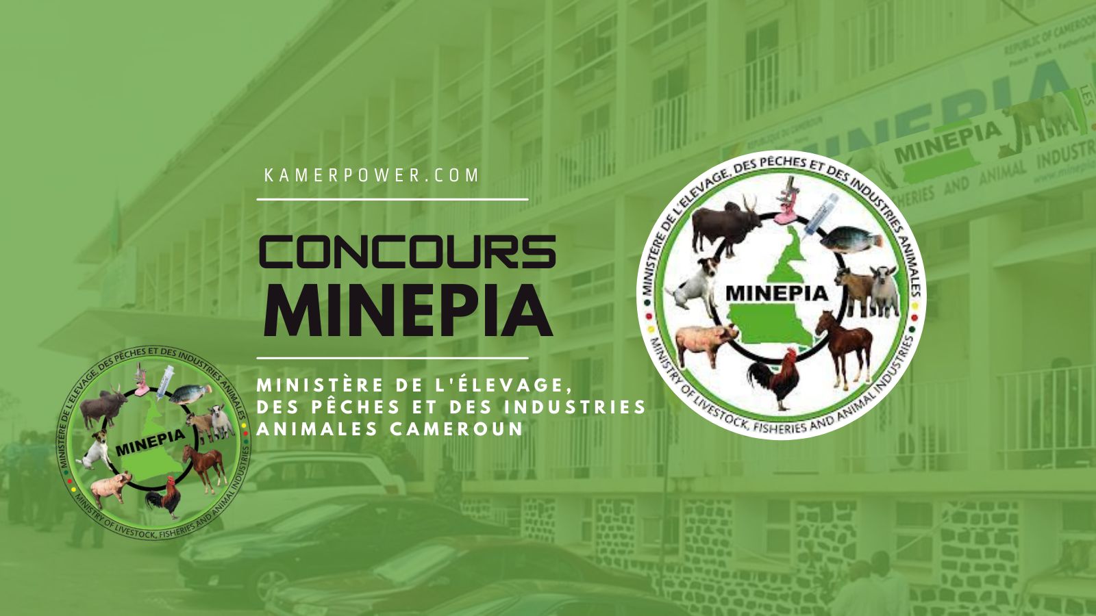 Concours MINEPIA Cameroun 2025-2026 CNFZV de Maroua, Jakiri