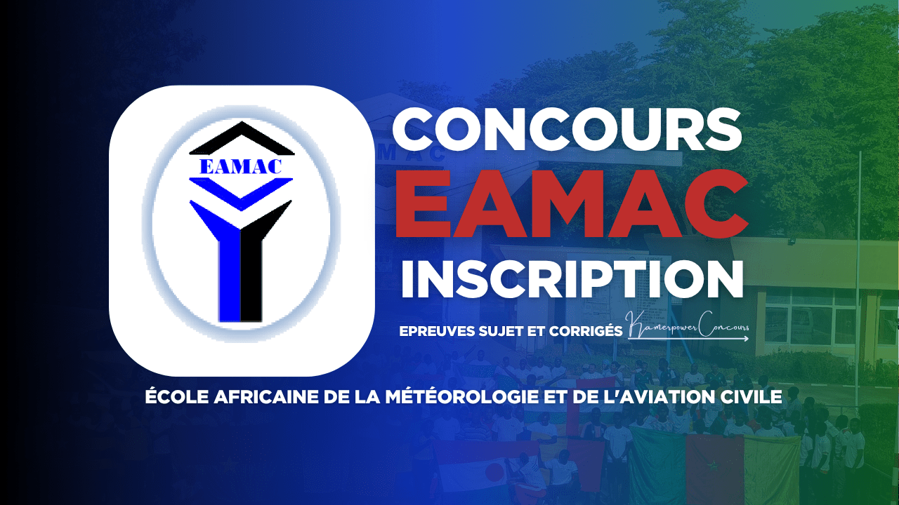 Inscription Concours d'entrée à l'eamac 2025-2026