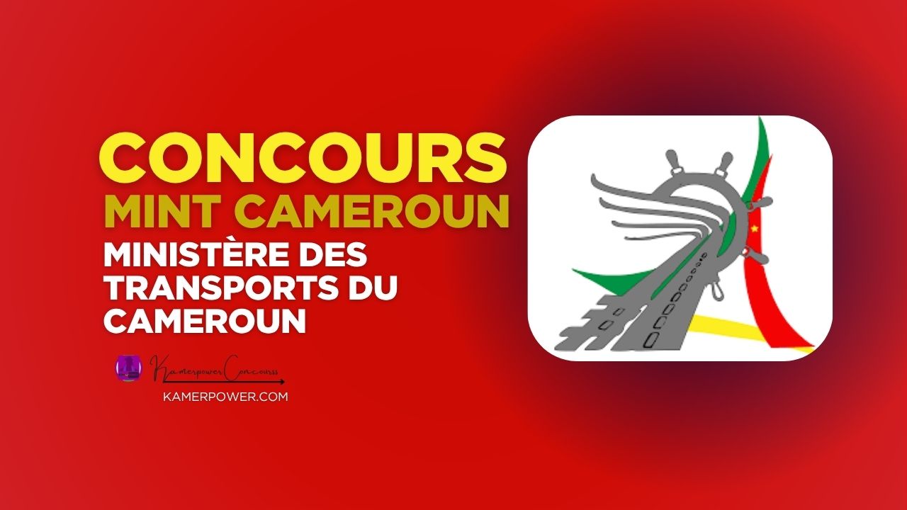Concours de formation de 120 experts en sécurité routière 2025-2026 MINT Cameroun