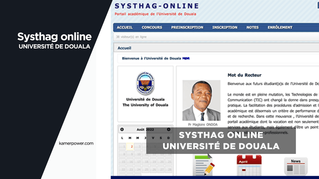 systhag online Université de Douala | Inscription et pre inscription en ligne systhag-online.cm