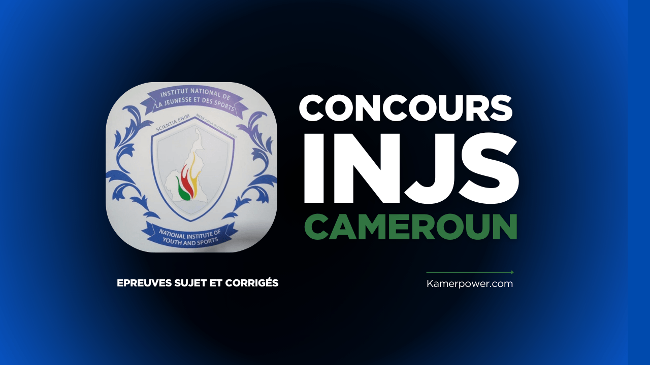 Concours d'entrée aux INJS Cameroun