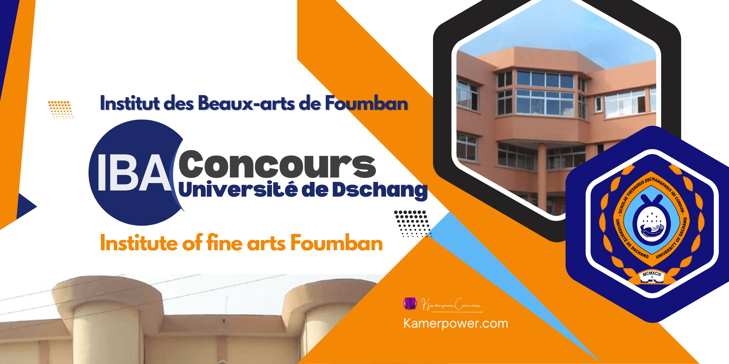 Concours Institute of fine arts Foumban IBAF 2025-2026 Université de Dschang