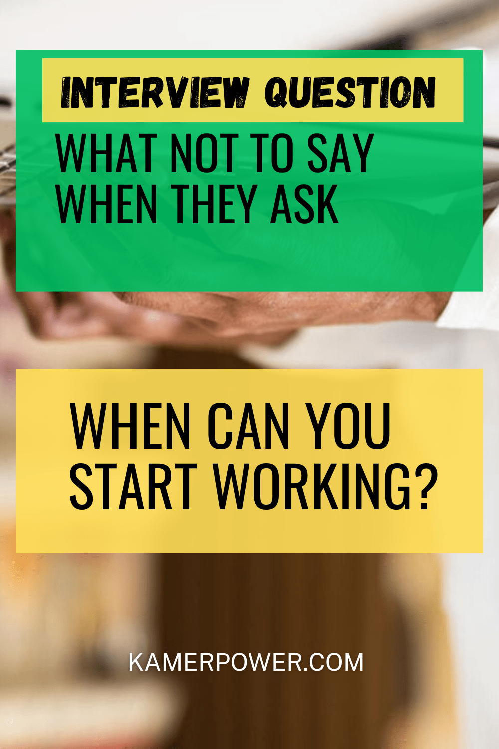 Job Interview - How To Answer When Can You Start When Asked