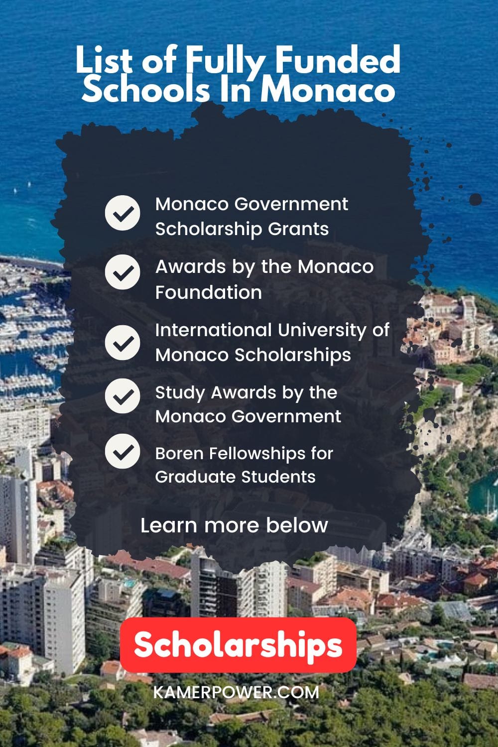 Scholarship guide - List of Fully Funded Schools In Monaco