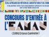 Concours EAMAU 2025-2026: EAMAU Lomé Togo, Cameroun Epreuves