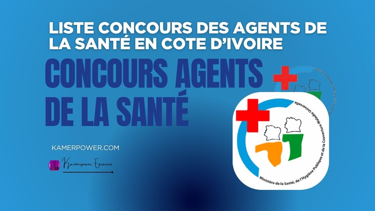 Concours des agents de la Santé en Cote d'ivoire 2025-2026 de la fonction publique