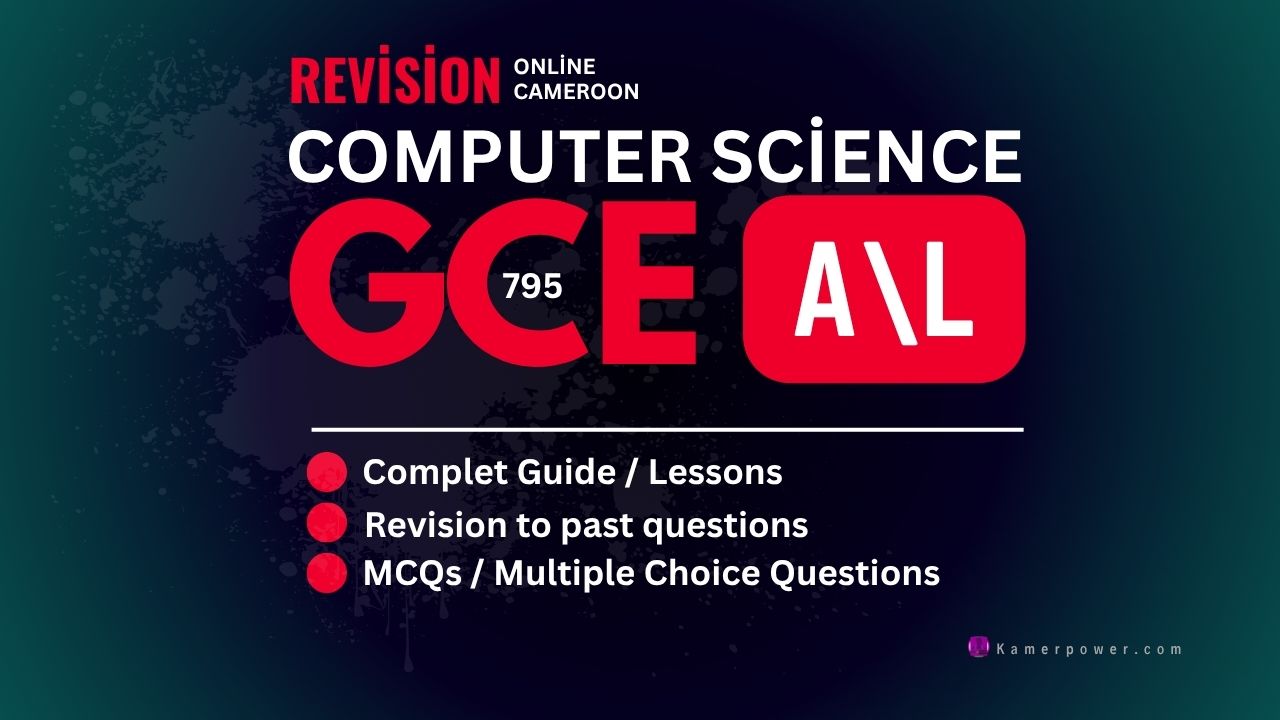 Revision Computer Science GCE A/L – Past Questions / Answers